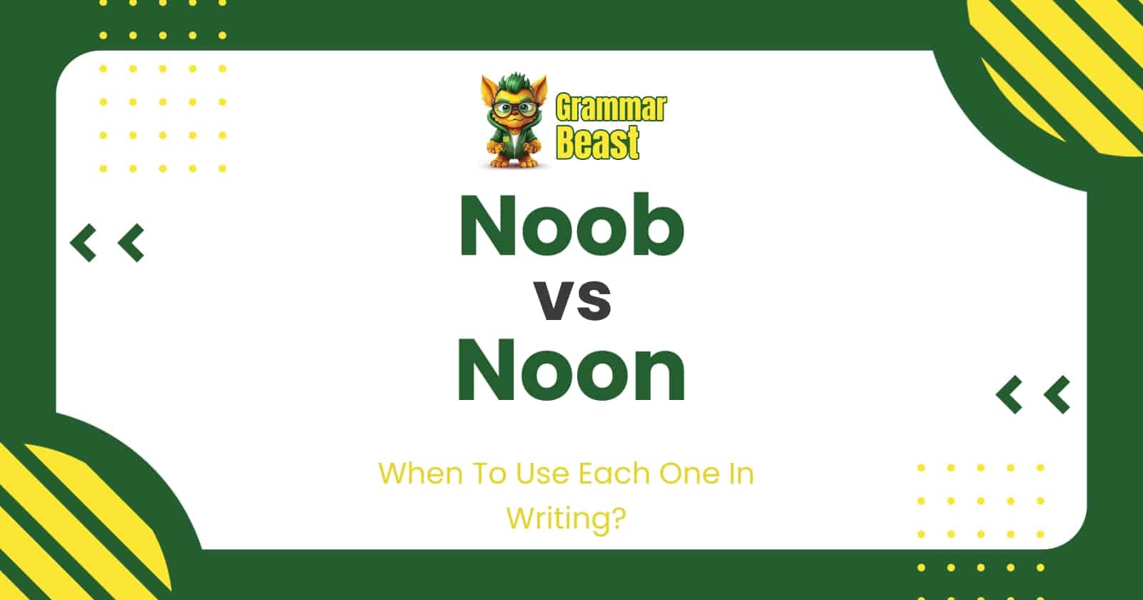 noob vs noon