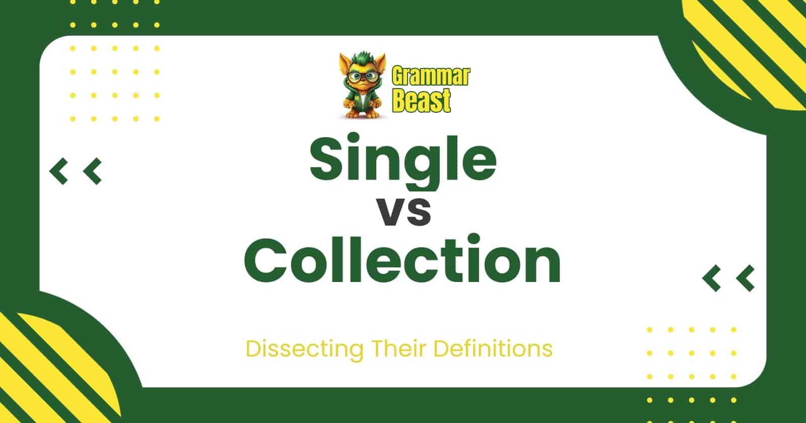 single vs collection